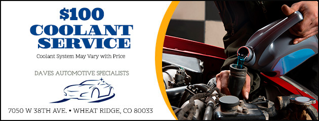 Coolant Service Special